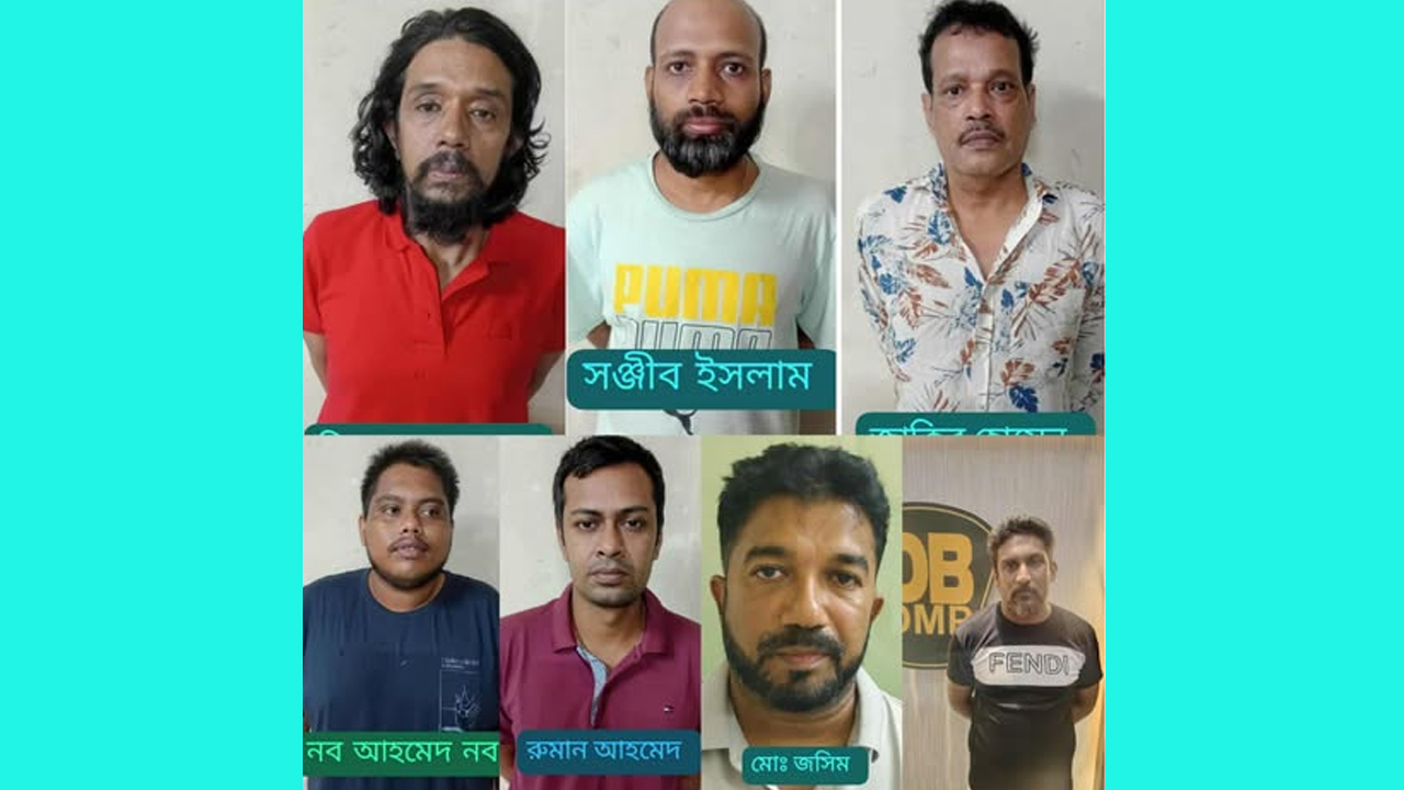 আওয়ামী লীগ ও অঙ্গসংগঠনের ৭ নেতাকর্মী গ্রেপ্তার