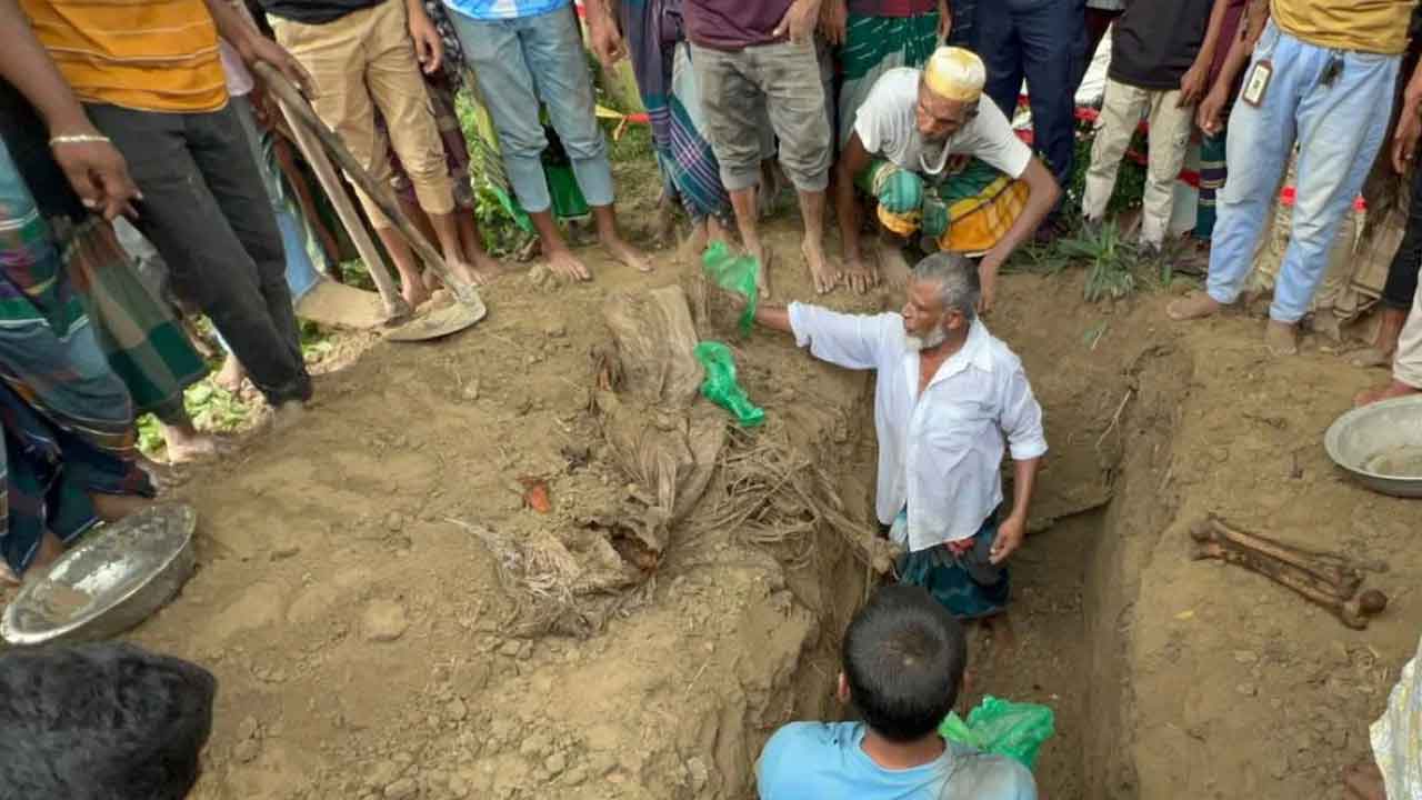 কুমিল্লায় নিহতের এক বছর পর তোলা হলো যুবকের মরদেহ&nbsp;