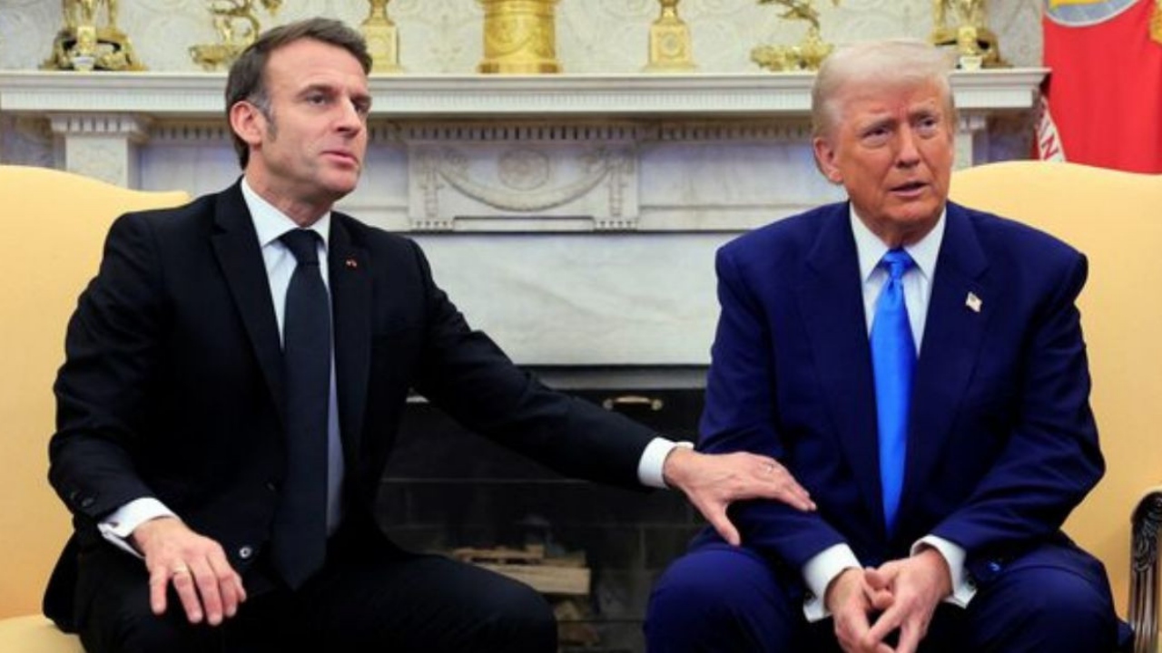 নিউইয়র্কে আটকে গিয়ে ট্রাম্পকে ম্যাক্রোঁর ফোন