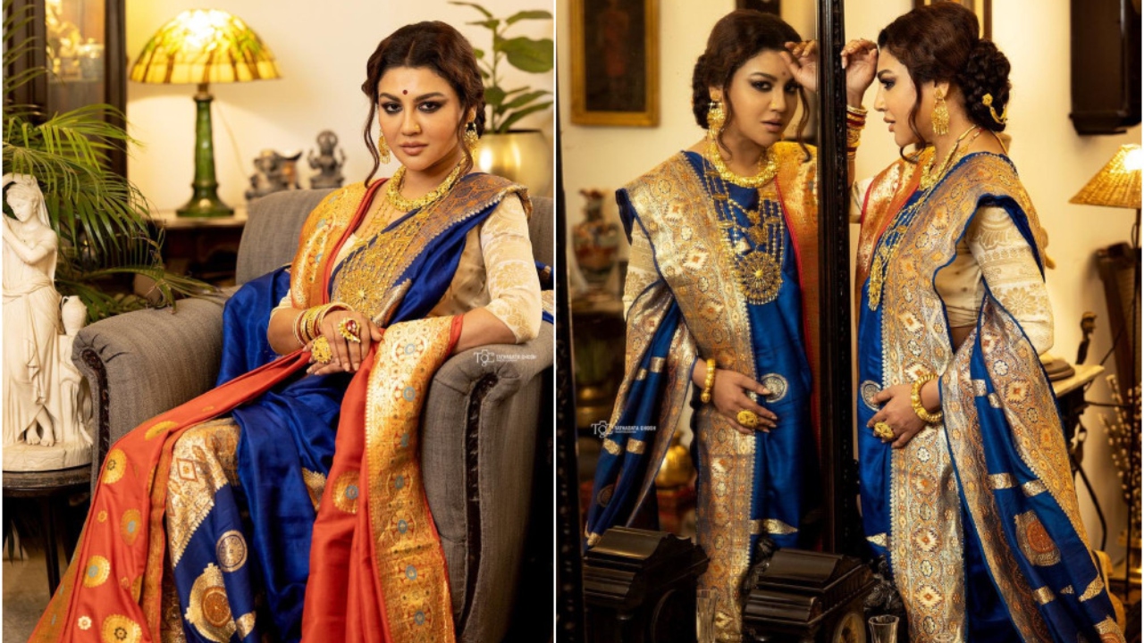 ৪৫ বছর আগের শাড়ি পরে স্মৃতিকাতর জয়া আহসান