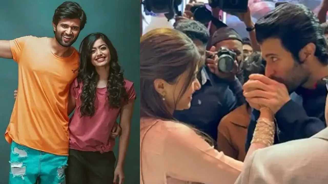 প্রকাশ্যে বিজয়-রাশমিকার মিষ্টি মুহূর্ত