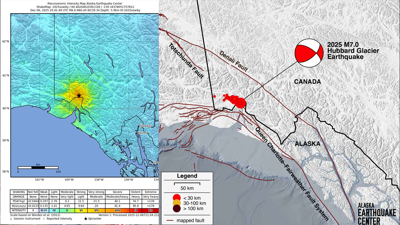 আলাস্কায় ৭ মাত্রার ভূমিকম্প, কেঁপে উঠল কানাডাও