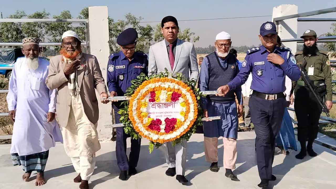 দিনাজপুরে শহীদ বুদ্ধিজীবী দিবস পালিত