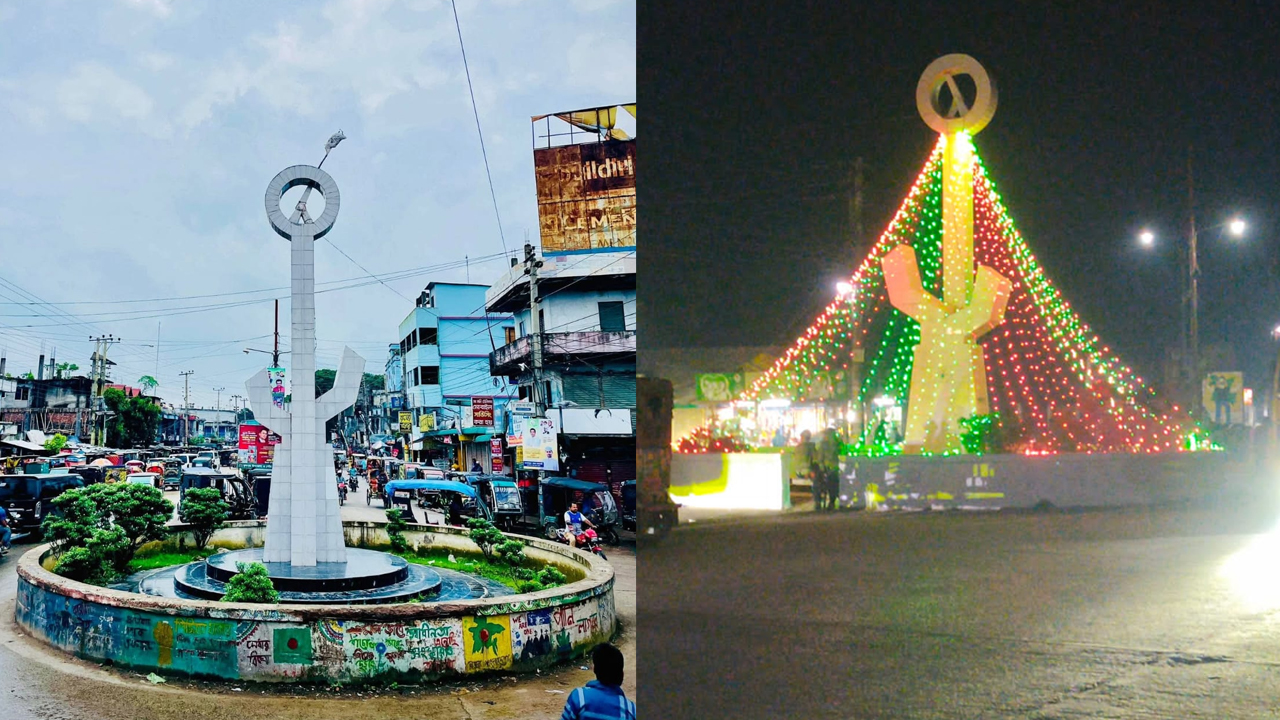 বিজয় দিবস উদযাপনে মুছে ফেলা হয়েছে জুলাই আন্দোলনের গ্রাফিতি&nbsp;