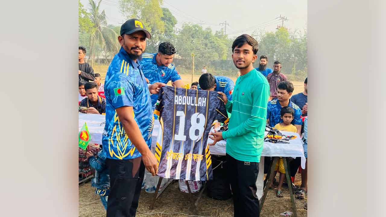 সোনারগাঁওয়ে প্রীতি ক্রিকেট ম্যাচ অনুষ্ঠিত