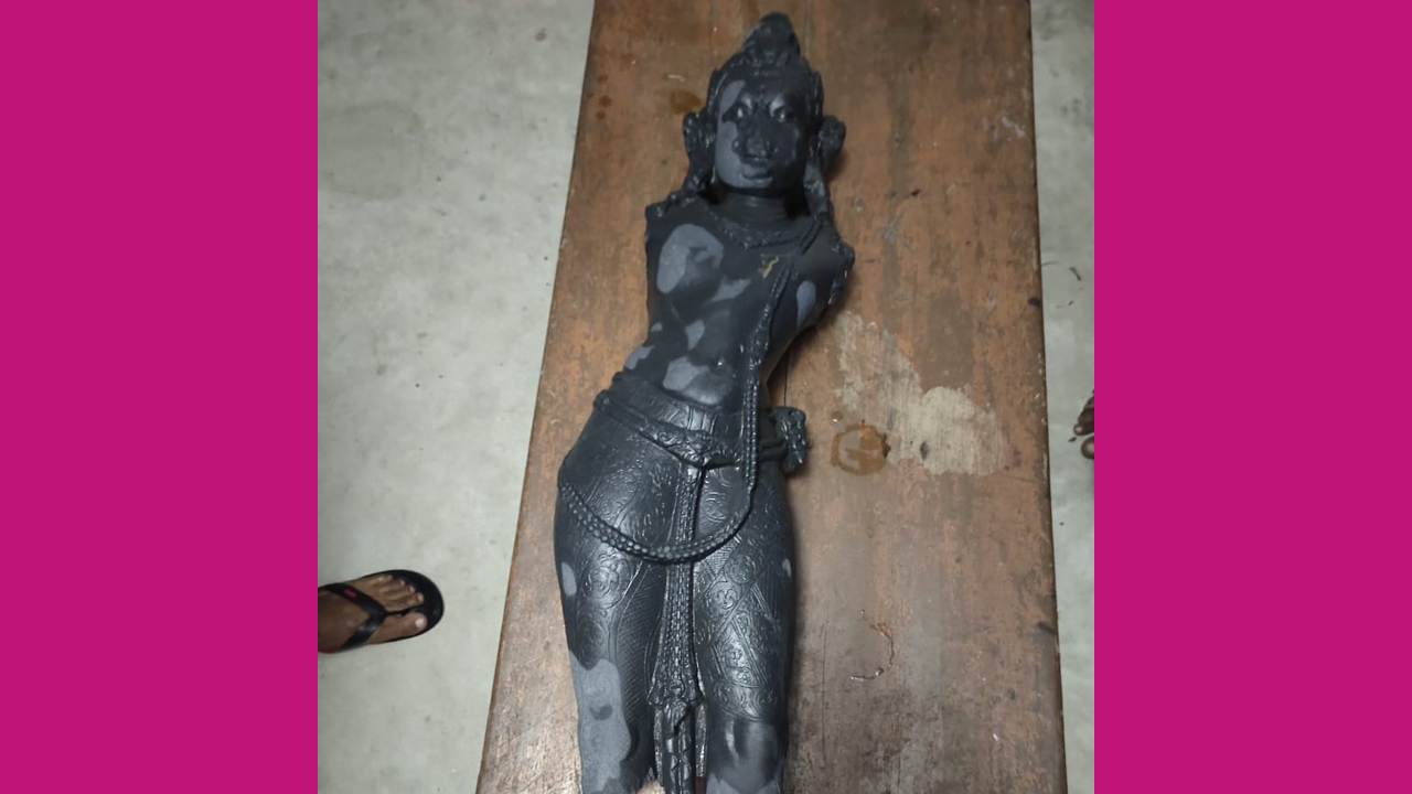 ১৫ কোটি টাকা মূল্যের কষ্টিপাথরের মূর্তি উদ্ধার