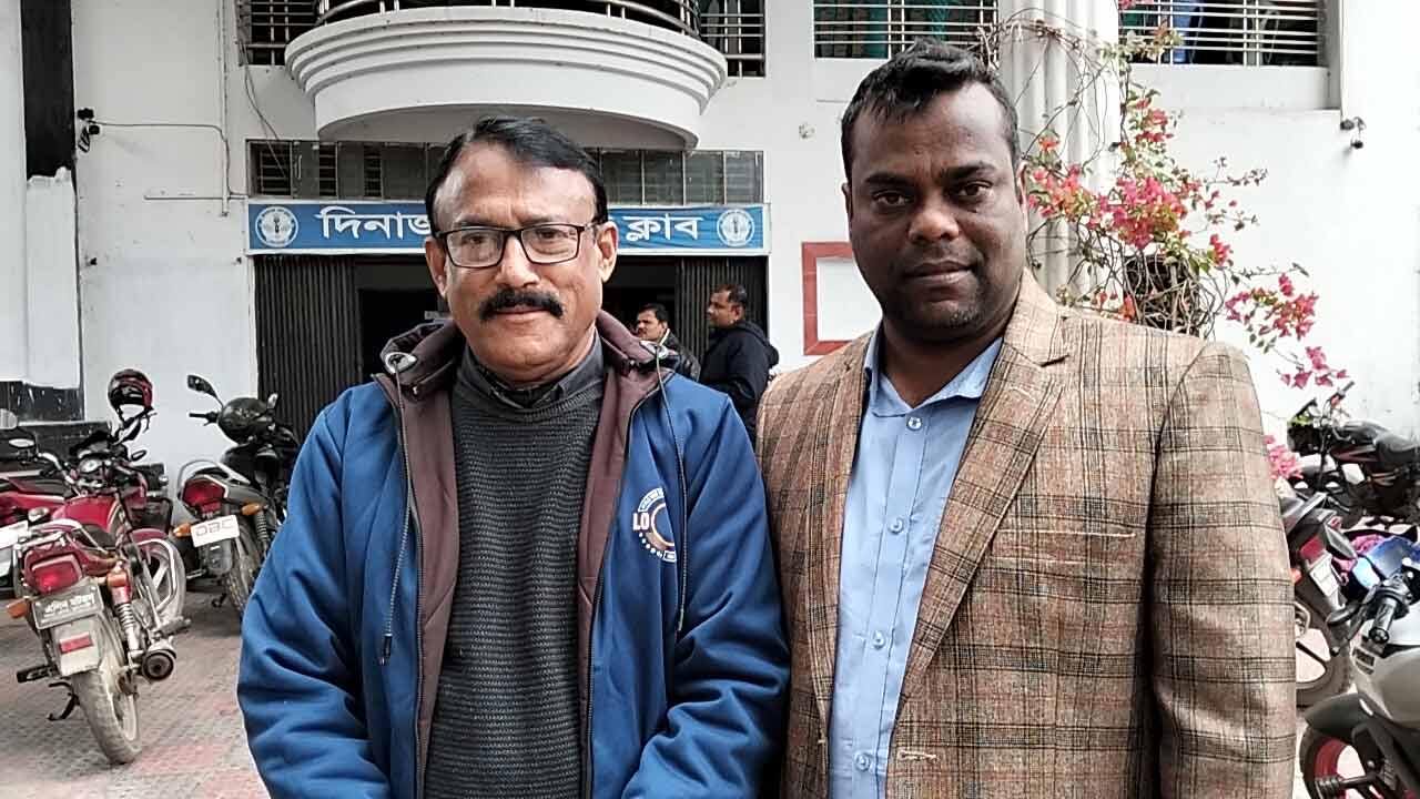 দিনাজপুর টিভি জার্নালিস্ট অ্যাসোসিয়েশনের সভাপতি মোরশেদ, সম্পাদক সুলতান