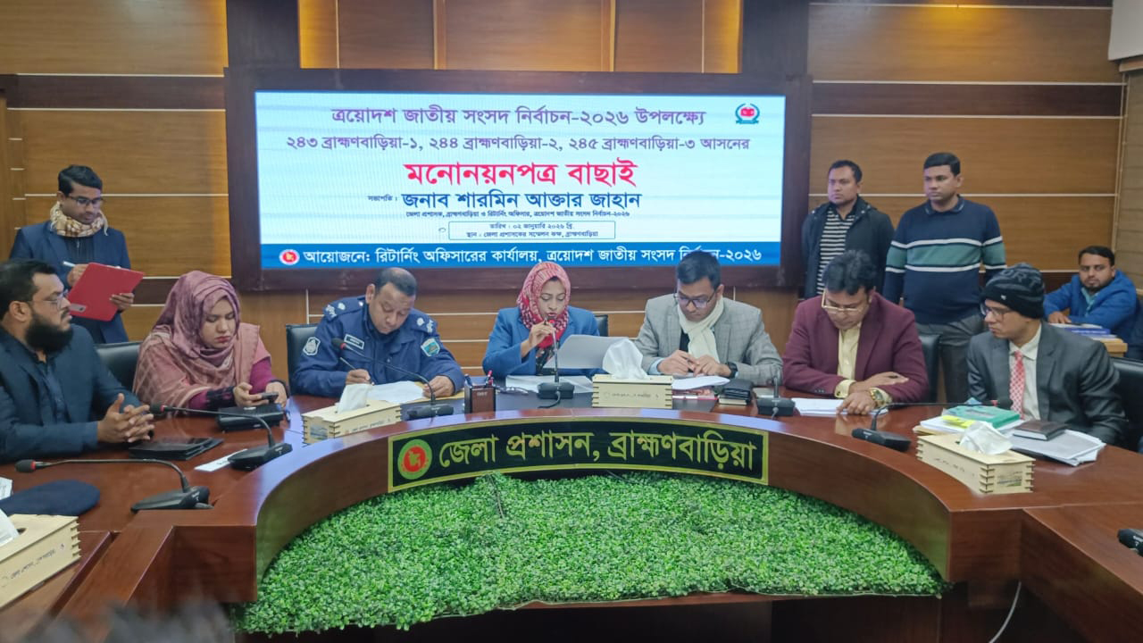 ব্রাহ্মণবাড়িয়ায় ৩টি আসনের ৬ স্বতন্ত্র প্রার্থীর মনোনয়ন বাতিল