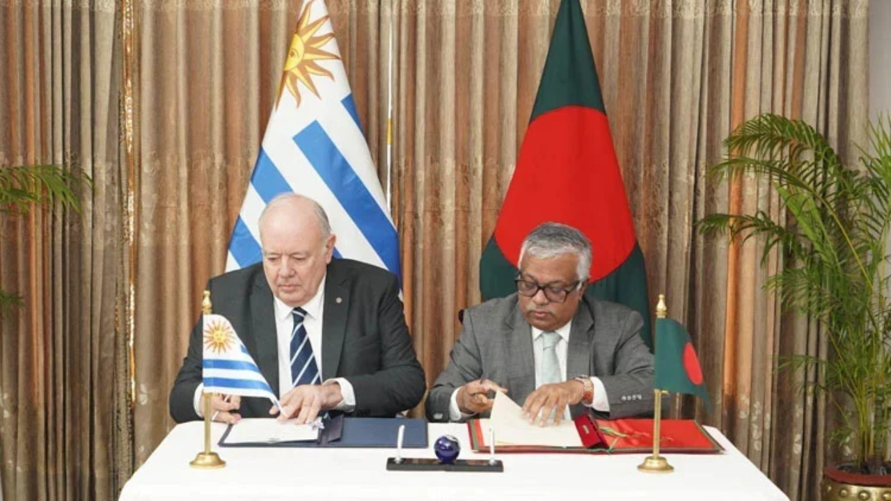 বাংলাদেশ ও উরুগুয়ের মধ্যে দ্বিপাক্ষিক পরামর্শ সভা সমঝোতা স্মারক স্বাক্ষরিত