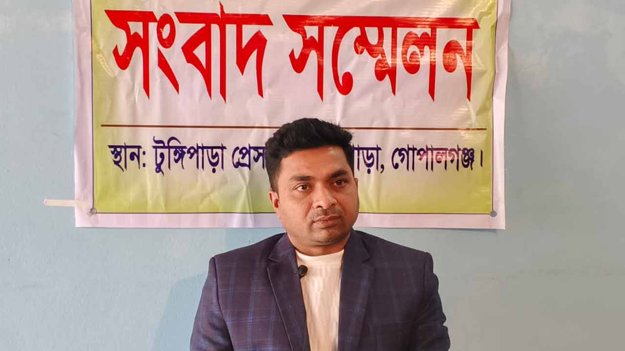 গোপালগঞ্জে পদত্যাগের ঘোষণার কয়েক ঘণ্টার মধ্যেই যুবলীগ নেতা গ্রেপ্তার