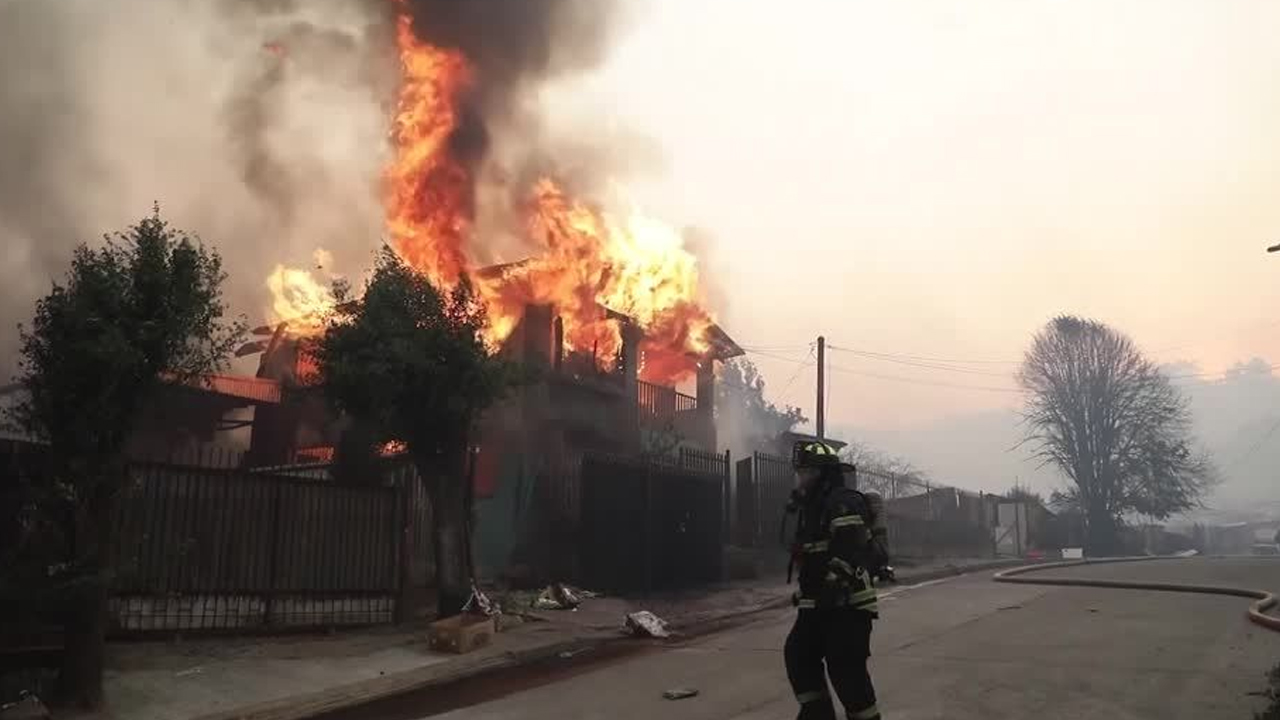 চিলিতে ভয়াবহ দাবানলে ১৯ জন নিহত