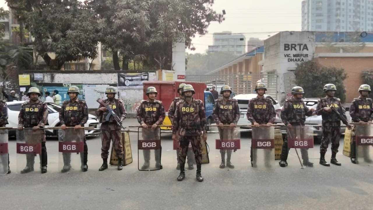 রাজধানীর মিরপুরে বিজিবি মোতায়েন