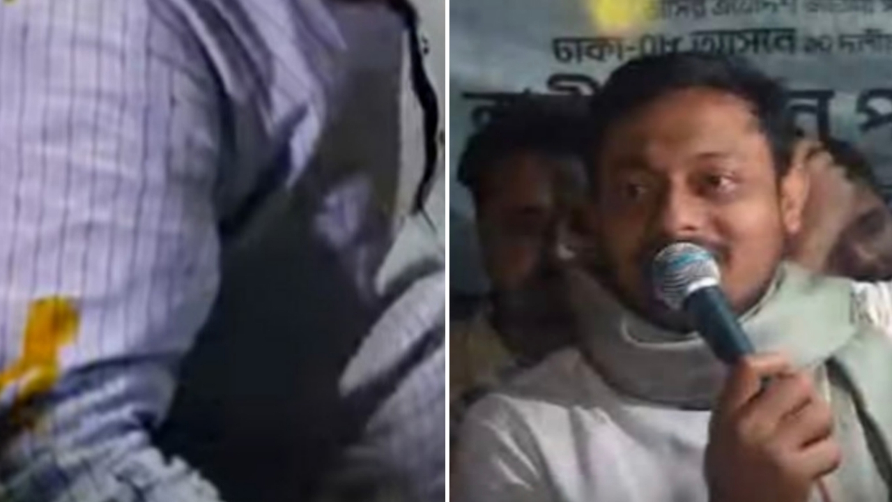 পাটওয়ারীর পথসভায় ডিম ও নোংরা পানি নিক্ষেপ