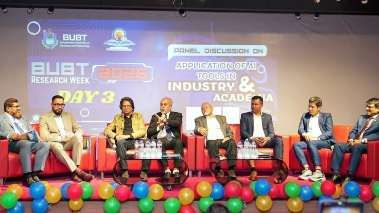 BUBT Research Week 2026: তৃতীয় দিনে ওয়ার্কশপ ও এআই প্যানেল আলোচনায় সমৃদ্ধি