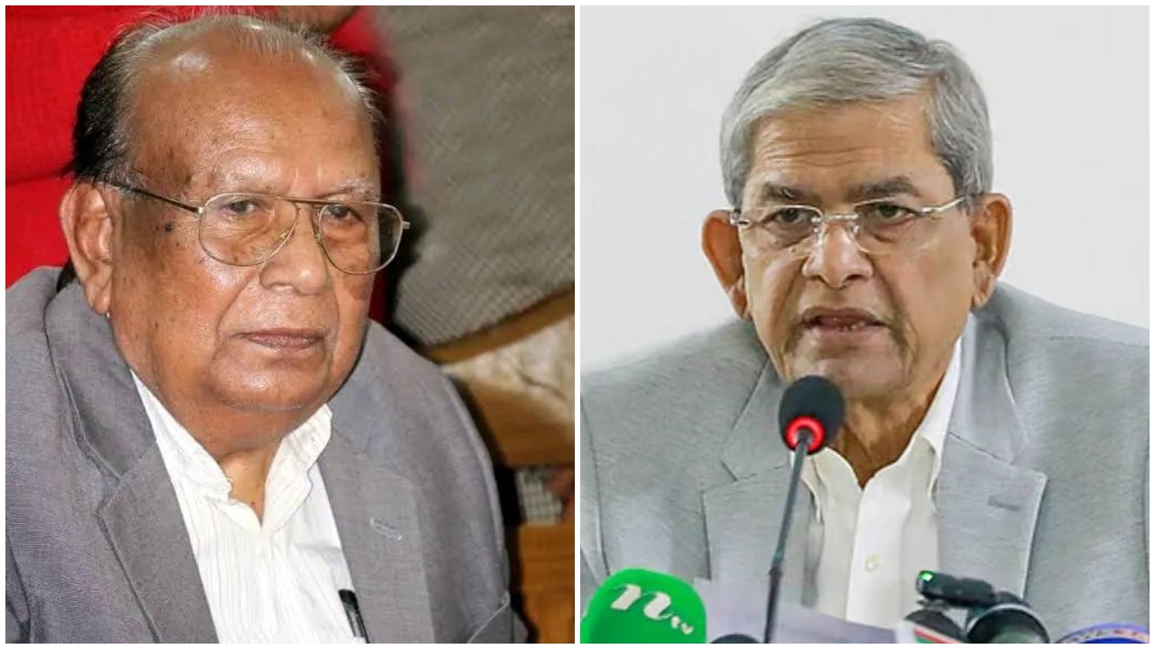 সাবেক মন্ত্রী রমেশ চন্দ্র সেনের মৃত্যুতে মির্জা ফখরুলের শোক