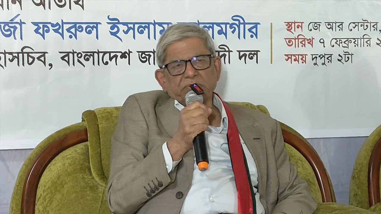 তিস্তাকে বাঁচাতে সবাইকে জেগে উঠতে হবে: মির্জা ফখরুল