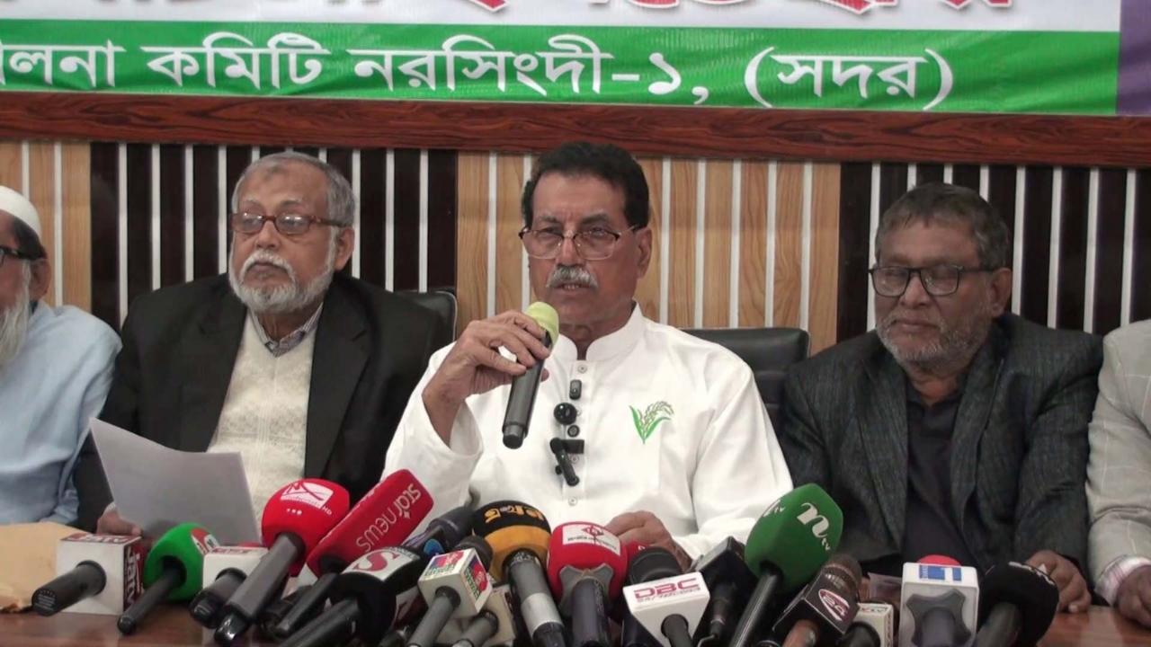 খায়রুল কবির খোকনের নির্বাচনী ইশতেহার ঘোষণা