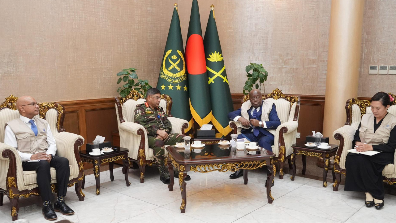 সেনাপ্রধানের সঙ্গে কমনওয়েলথ পর্যবেক্ষক দলের সাক্ষাৎ