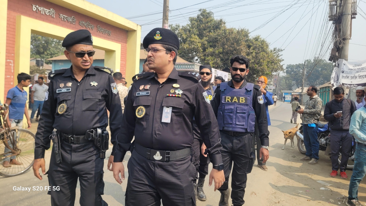 শেরপুরে সাড়ে পাঁচ হাজার আইনশৃঙ্খলা বাহিনী মোতায়েন