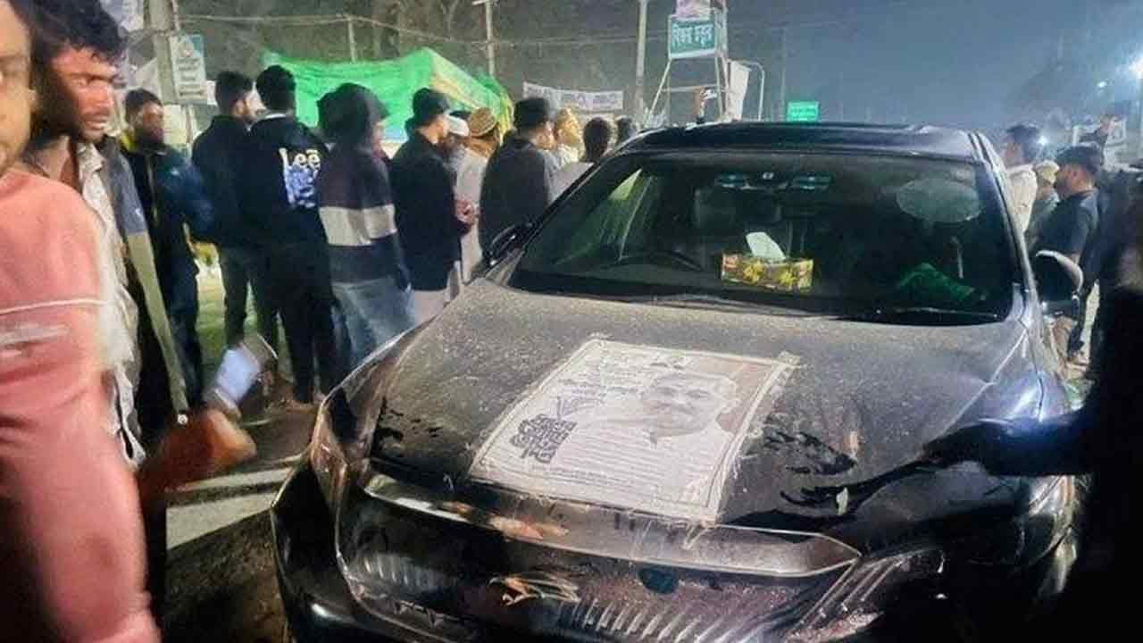 এ্যানির নির্বাচনী গাড়ি  যাচাইবাছাই শেষে ছেড়ে দিয়েছে যৌথবাহিনী