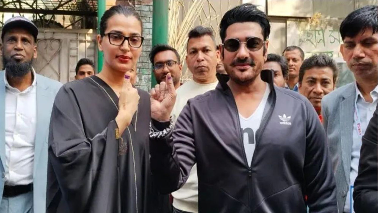 বর্ষাকে নিয়ে ভোট দিয়ে যা বললেন অনন্ত জলিল