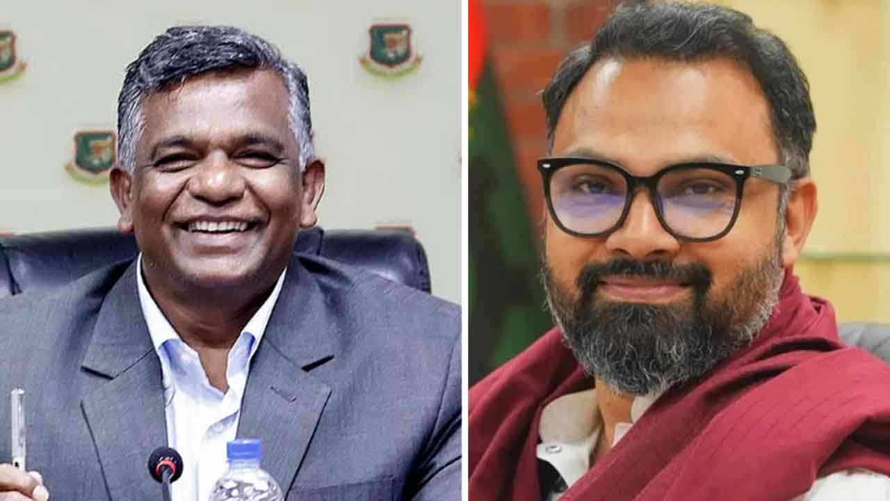 ক্রীড়া প্রতিমন্ত্রী আমিনুল হককে অভিনন্দন জানালেন বিসিবি সভাপতি