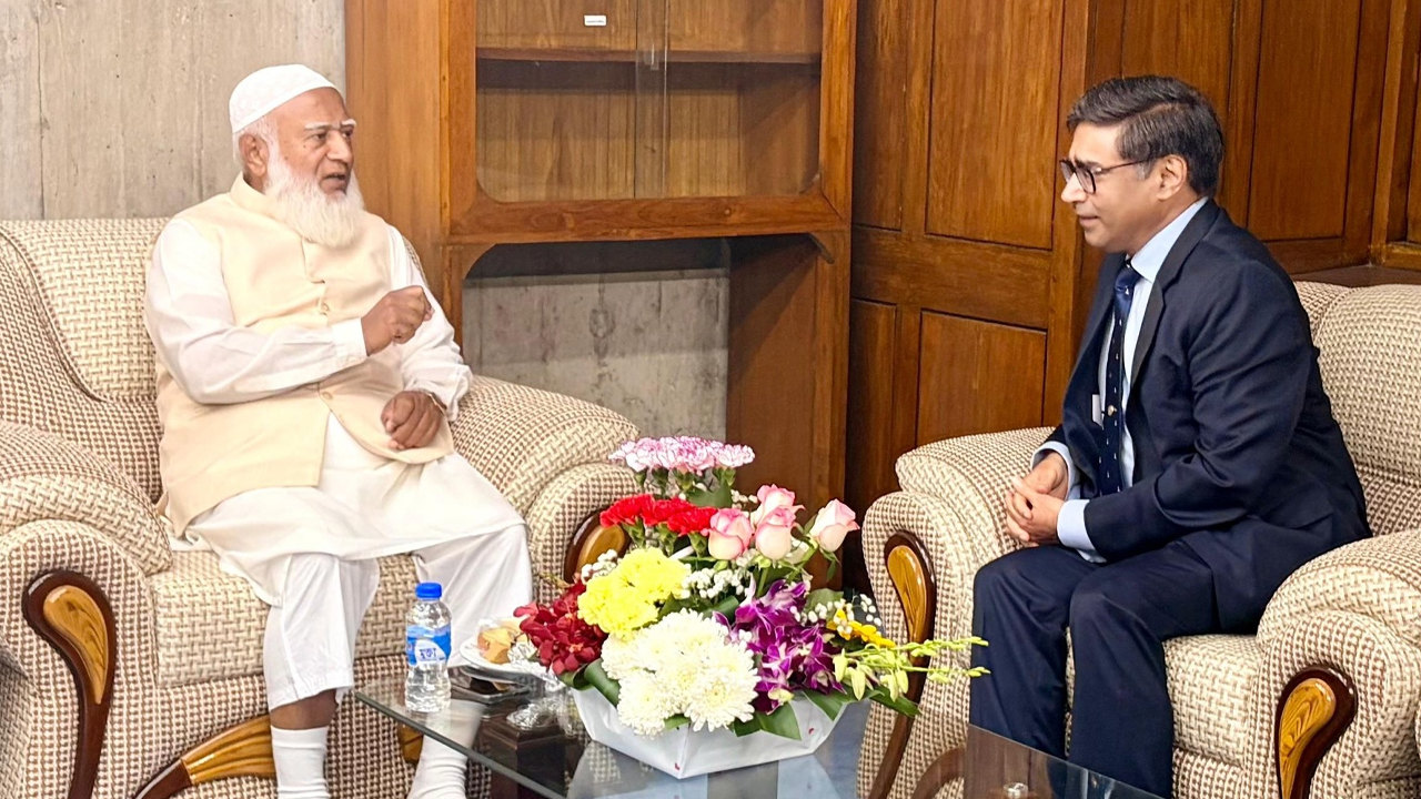 জামায়াত আমিরের সঙ্গে ভারতের পররাষ্ট্র সচিবের সাক্ষাৎ