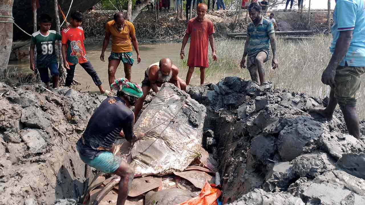 সাতক্ষীরায় ট্রলার জব্দ করে ২২ জেলেকে আটক করল বনবিভাগ
