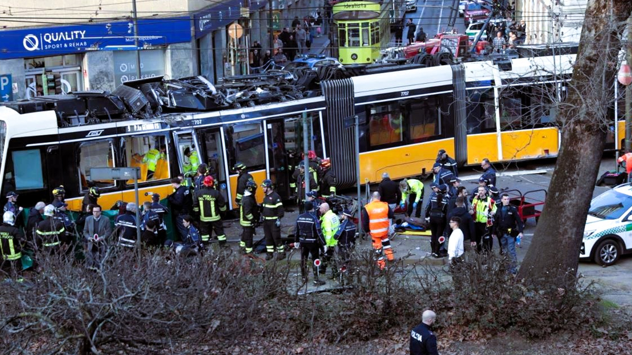 ইতালিতে ভয়াবহ ট্রাম দুর্ঘটনায় একজনের মৃত্যু, আহত ৩৯&nbsp;