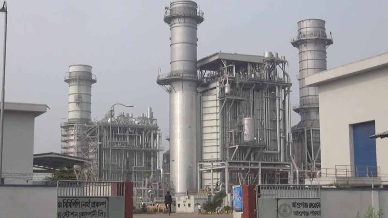 আশুগঞ্জ বিদ্যুৎ কেন্দ্রের বন্ধ দুই ইউনিটের একটির উৎপাদন চালু