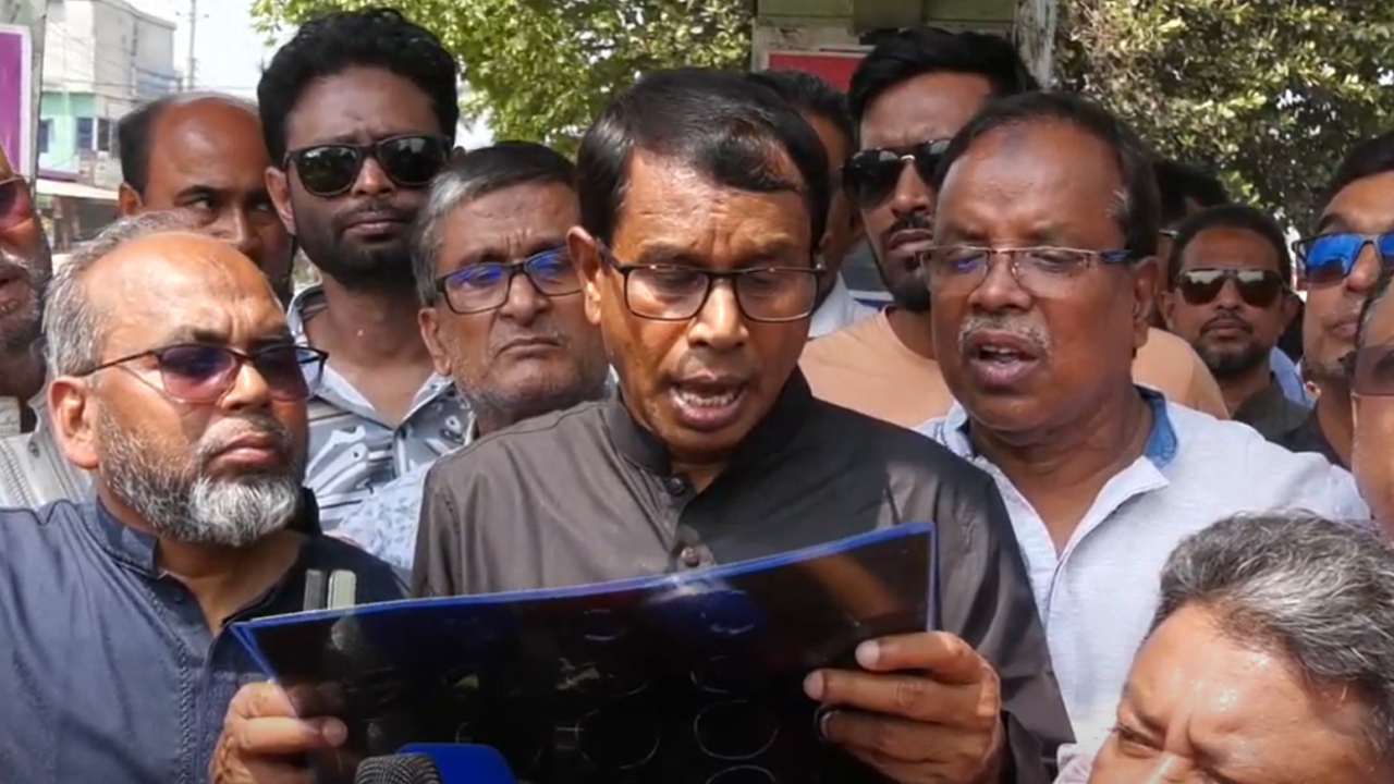 কৃষকদল নেতার মরদেহ নিয়ে বিএনপির বিক্ষোভ