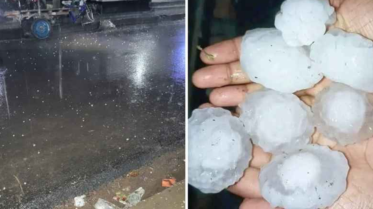 কুড়িগ্রামে হঠাৎ শিলাবৃষ্টি