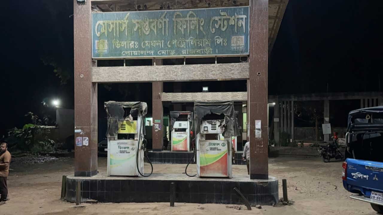 রাজবাড়ীতে ট্রাকচাপায় প্রাণ গেল ট্রাক মালিক ও হেলপারের