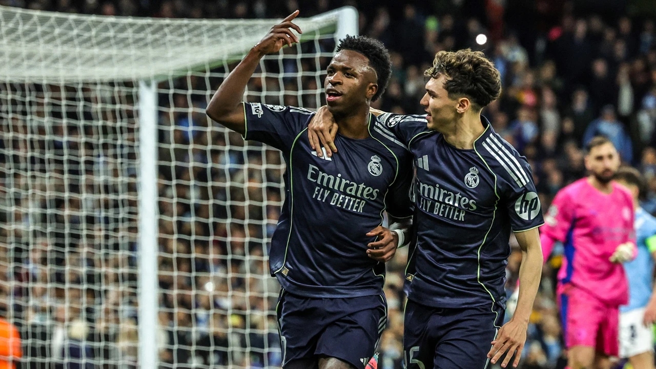 ভিনিসিয়ুসের জোড়া গোলে কোয়ার্টার ফাইনালে রিয়াল মাদ্রিদ