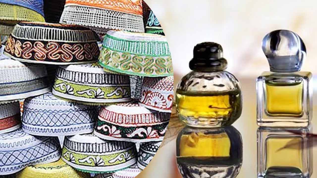 রাজধানীতে জমজমাট টুপি-আতর-জায়নামাজের বাজার