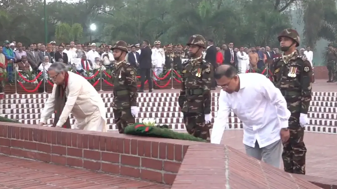 স্বাধীনতা দিবসে জাতীয় স্মৃতিসৌধে রাষ্ট্রপতি ও প্রধানমন্ত্রীর শ্রদ্ধা