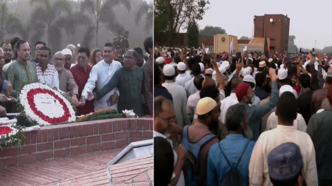 স্মৃতিসৌধে জনতার ঢল, শ্রদ্ধা-ভালোবাসায় একাত্তরের বীর সন্তানদের স্মরণ করছে জাতি