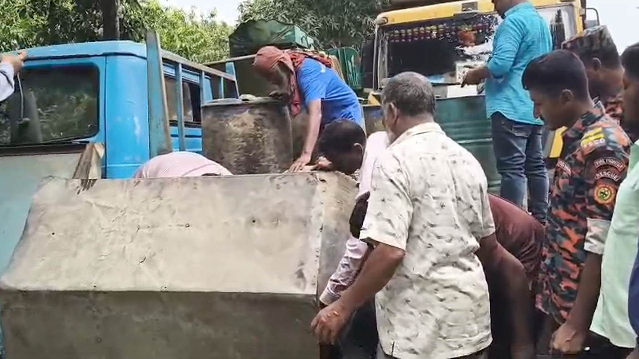 অবৈধভাবে মজুদ ১৬৭১ লিটার ডিজেল জব্দ