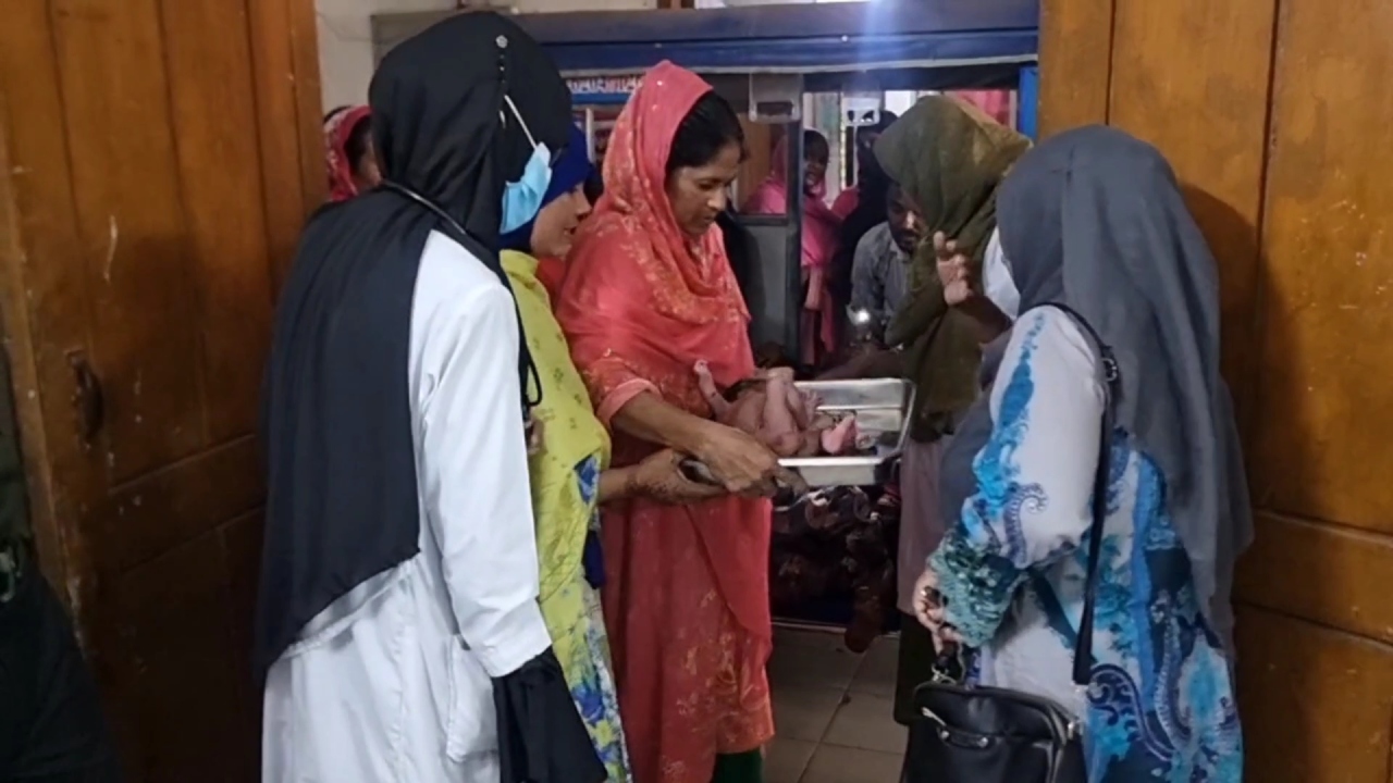 চাঁদপুরে হাসপাতালে পৌঁছানোর আগেই লঞ্চে কন্যাসন্তানের জন্ম