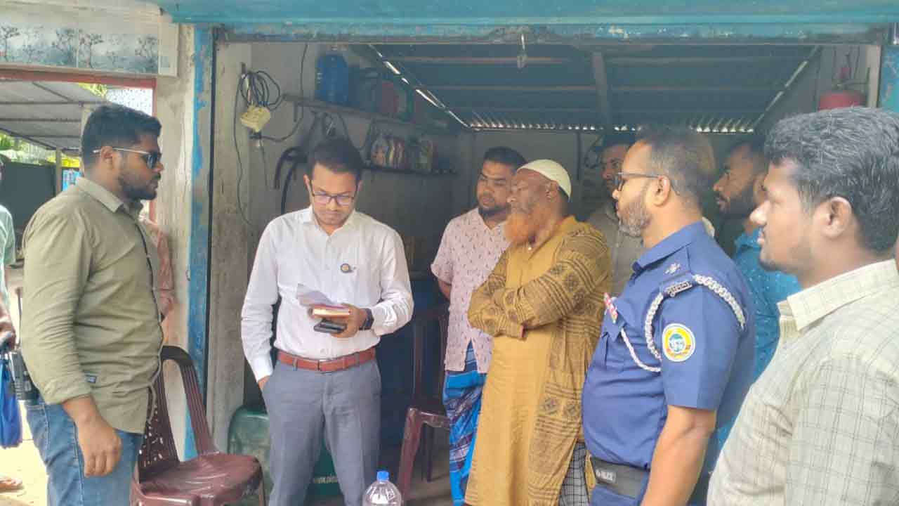 বরিশালে অবৈধ জ্বালানি জব্দ