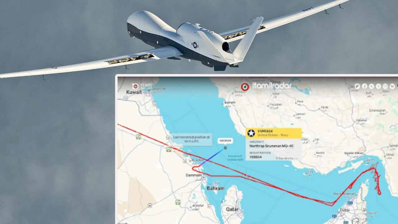 হরমুজ প্রণালীর ওপর থেকে ২০০ মিলিয়ন ডলারের মার্কিন ড্রোন নিখোঁজ