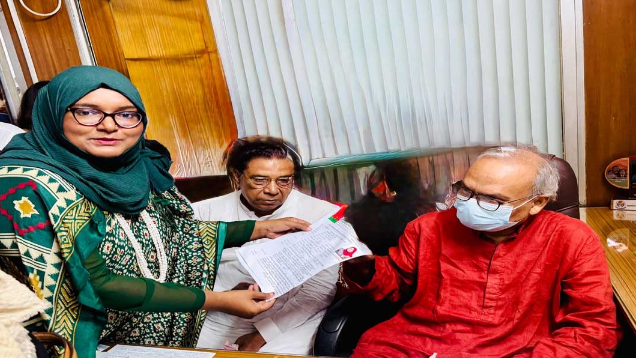 সংরক্ষিত আসনে সর্বকনিষ্ঠ প্রার্থী ছাত্রদলের নওরীন