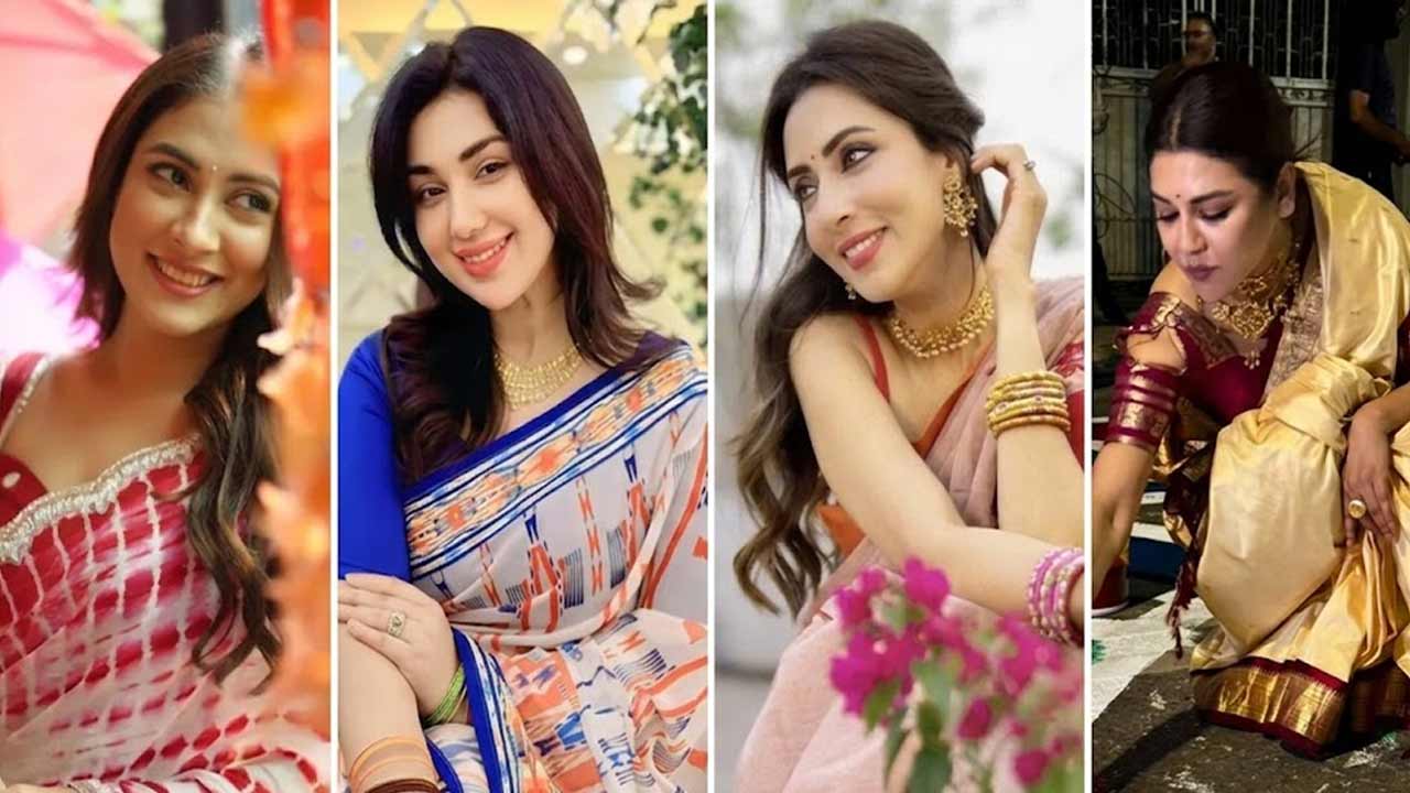 তারকাদের রঙিন আয়োজনে জমে উঠল পহেলা বৈশাখ