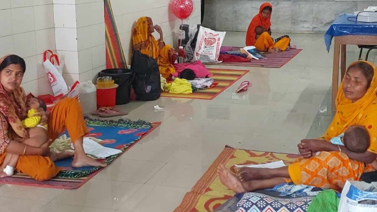 হামের উপসর্গ নিয়ে ময়মনসিংহ মেডিকেলে আরও ২৫ শিশু ভর্তি