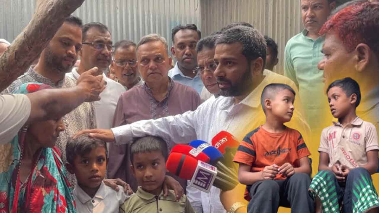 সিরাজগঞ্জে দুই এতিম শিশুর দায়িত্ব নিলো &lsquo;আমরা বিএনপি পরিবার&rsquo;