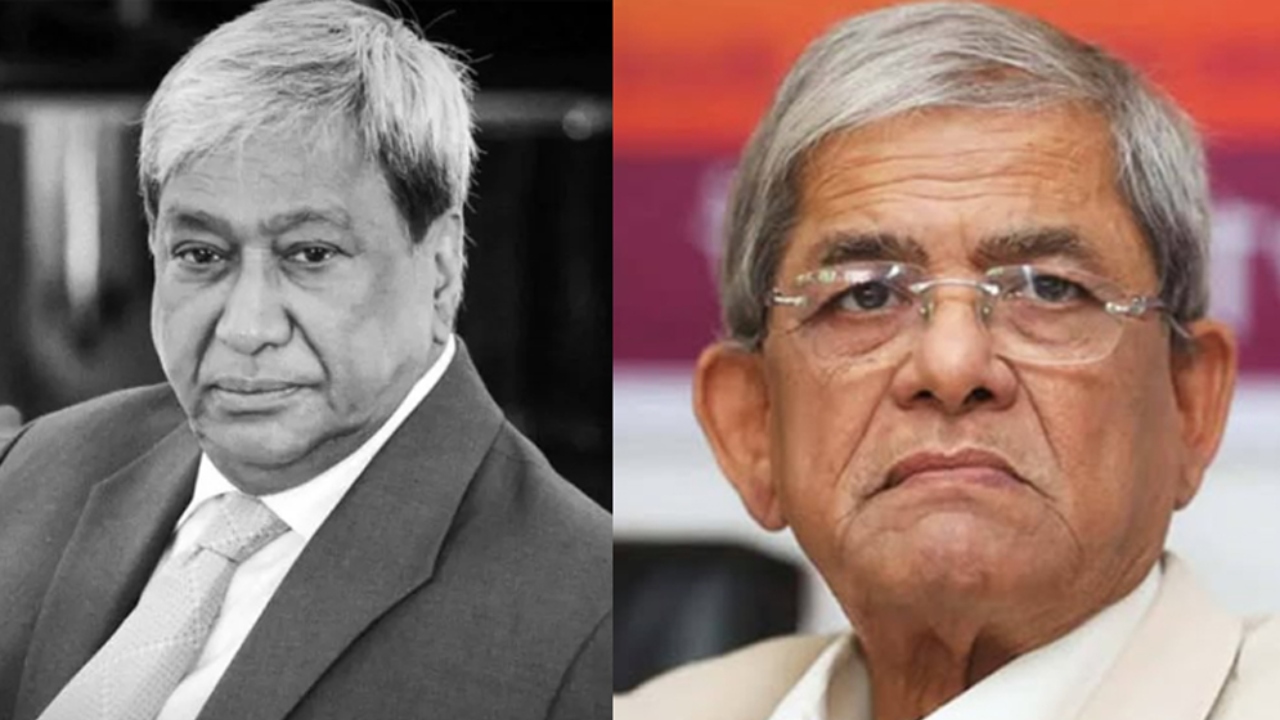 মিজানুর রহমান সিনহার মৃত্যুতে মির্জা ফখরুলের শোক