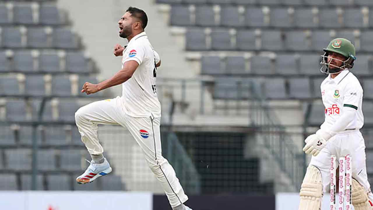 লিটনের শতকে বাংলাদেশের লড়াকু সংগ্রহ, ধৈর্যের ব্যাটিং পাকিস্তানের
