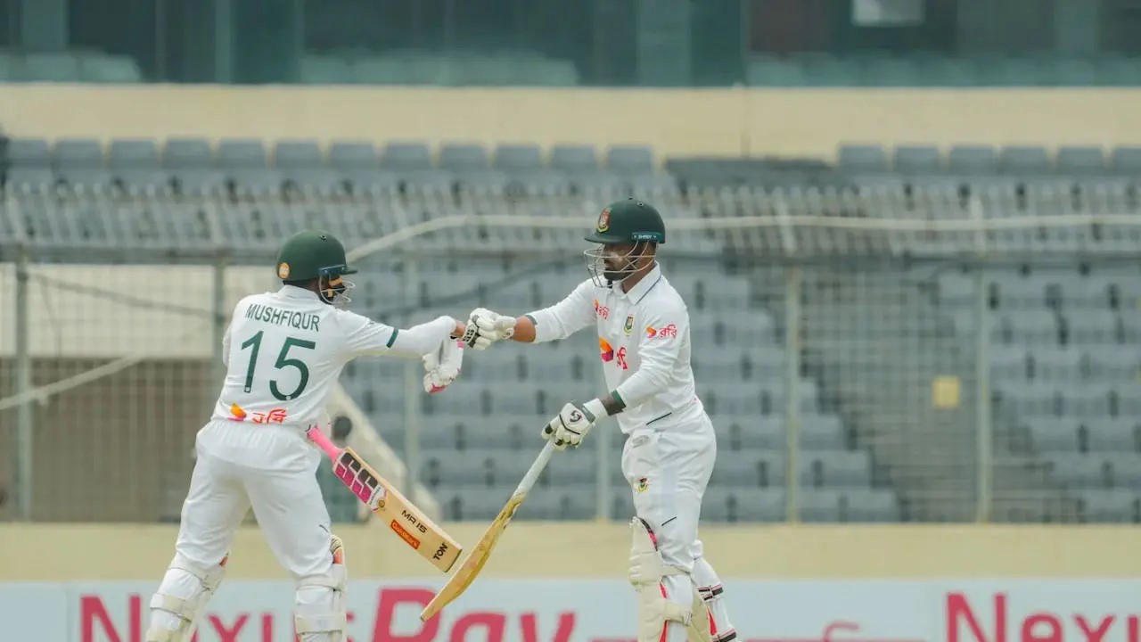 ২৪৯ রানের লিড নিয়ে মধ্যাহ্নভোজে বাংলাদেশ