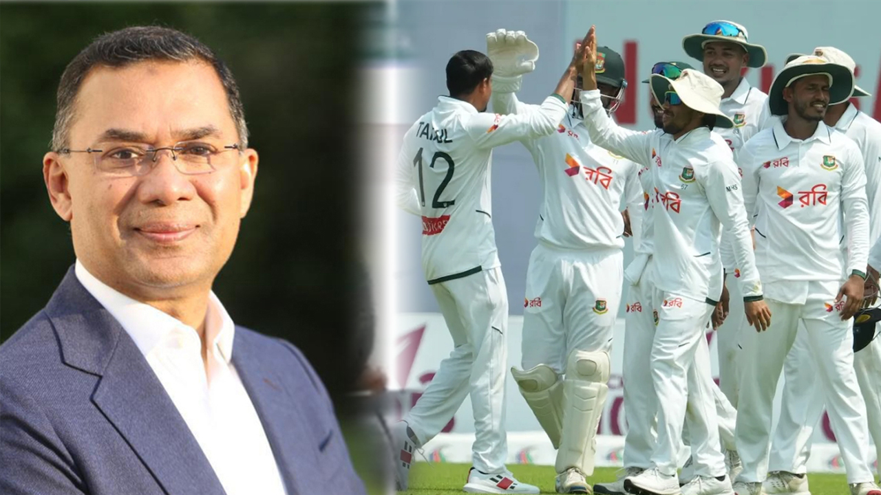 পাকিস্তানের বিপক্ষে টেস্ট সিরিজ জয়ে বাংলাদেশ দলকে প্রধানমন্ত্রীর অভিনন্দন