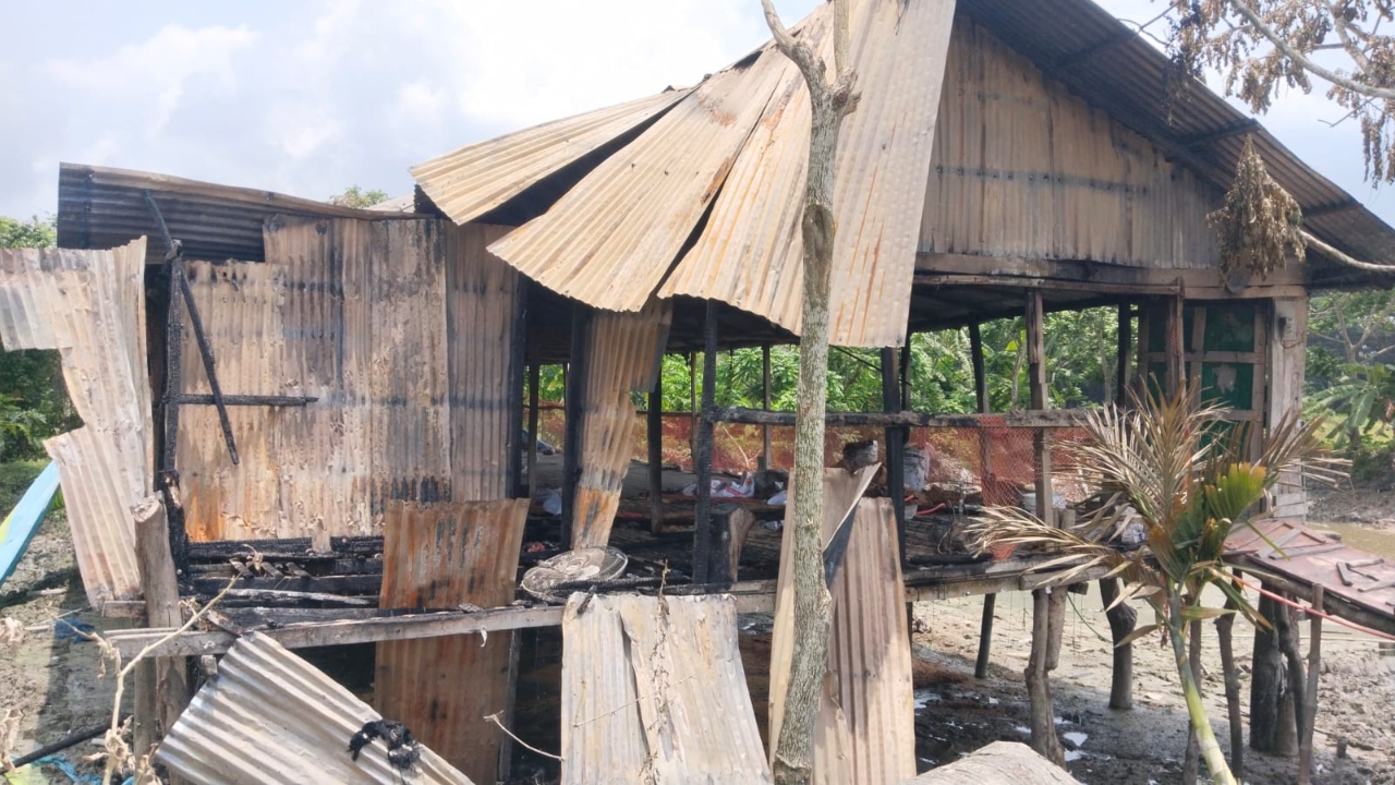 ঝালকাঠিতে পোল্ট্রি ফার্মে আগুন দেওয়ার অভিযোগ, ক্ষতি প্রায় ৫ লাখ টাকা